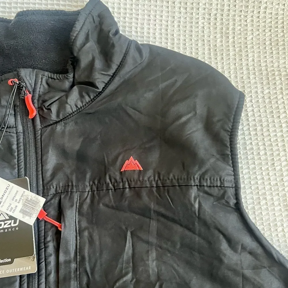 NWT Snozu Performance Outerwear  weather Resistant Fleece Vest Size 3X